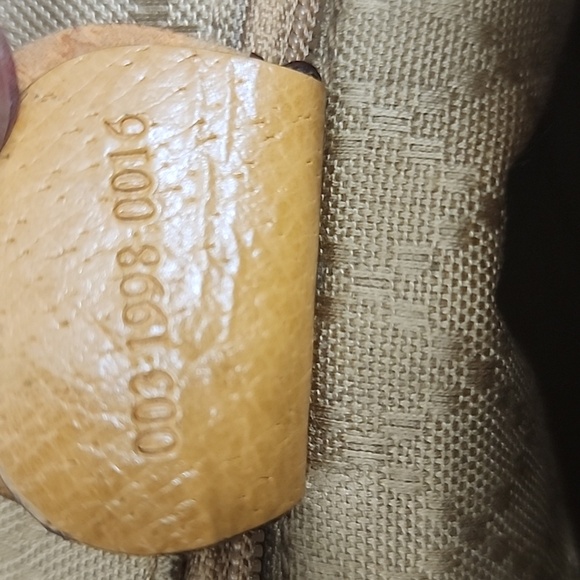 GUCCI Backpack Leather Mustard Yellow with Bamboo handle - Picture 13 of 16